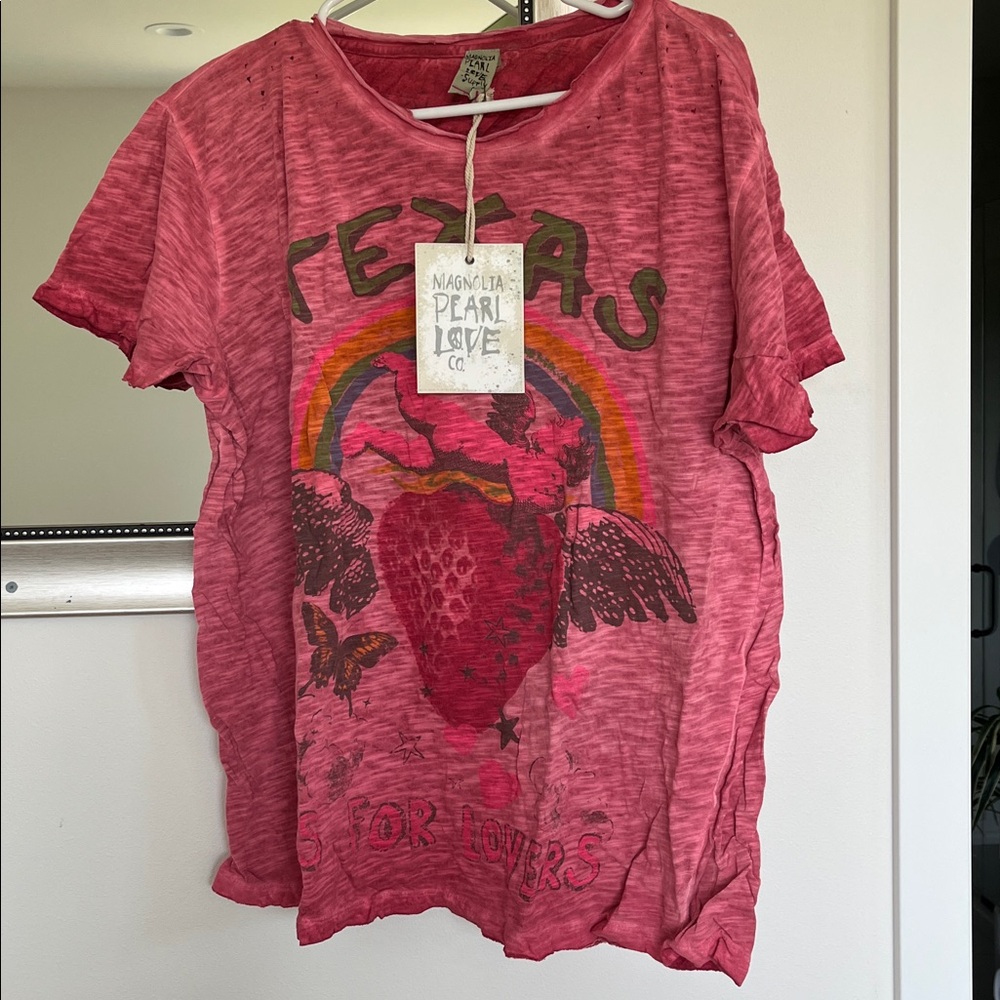 Magnolia Pearl Texas Is For Lovers Rosa Tee